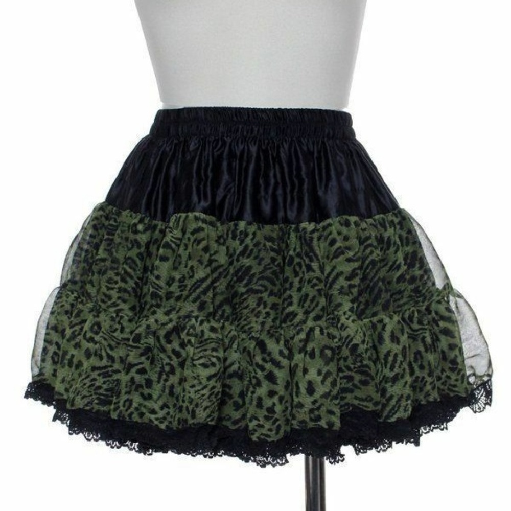 NWT LF Stores Millau Animal Print Bubble Skirt XS